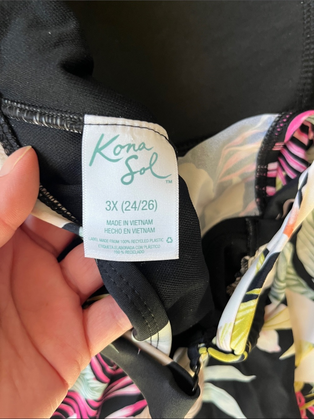 Kona Sol Tankini Swim Top - Picture 3 of 3